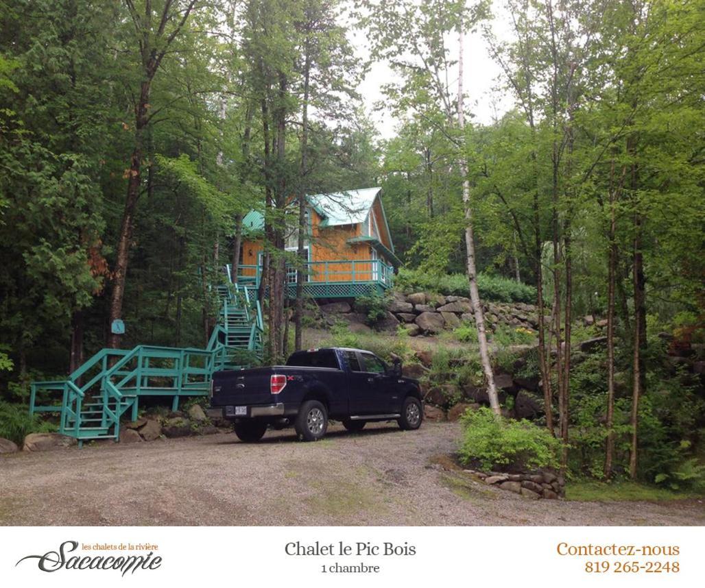 Chalets De La Riviere Sacacomie Villa Saint-Alexis-des-Monts Eksteriør billede