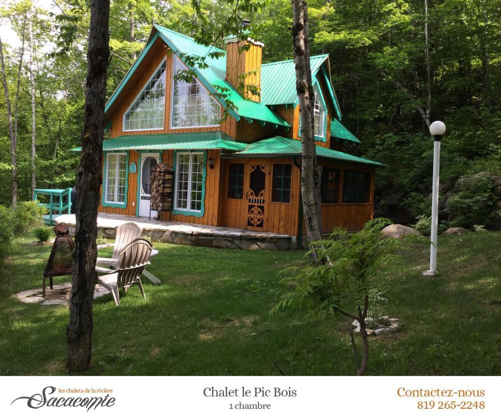 Chalets De La Riviere Sacacomie Villa Saint-Alexis-des-Monts Eksteriør billede