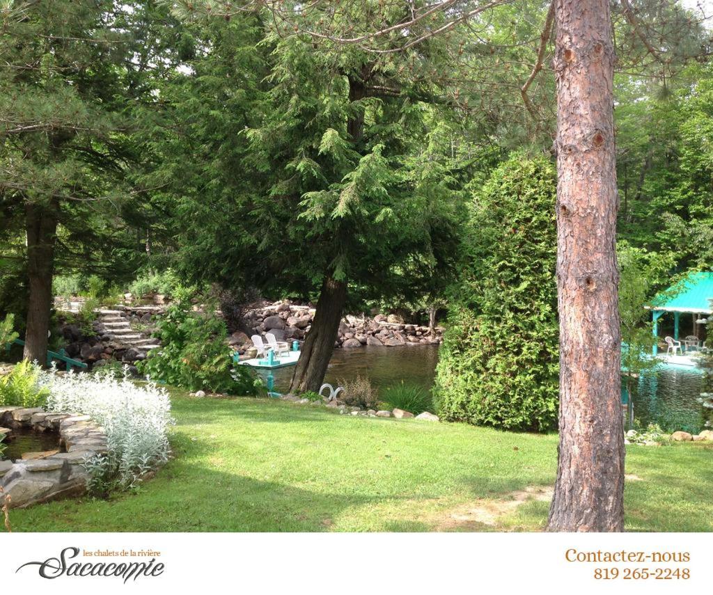 Chalets De La Riviere Sacacomie Villa Saint-Alexis-des-Monts Eksteriør billede
