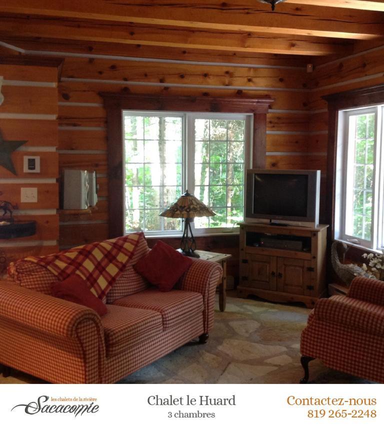 Chalets De La Riviere Sacacomie Villa Saint-Alexis-des-Monts Eksteriør billede