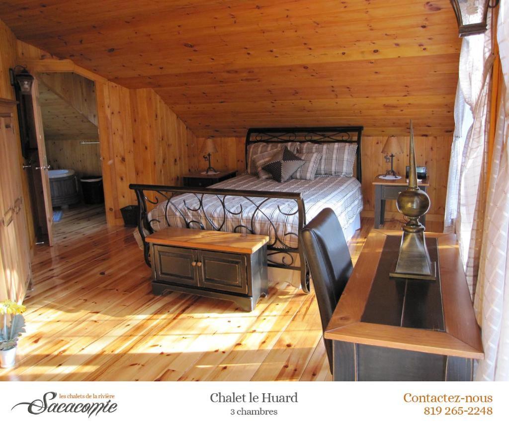 Chalets De La Riviere Sacacomie Villa Saint-Alexis-des-Monts Eksteriør billede