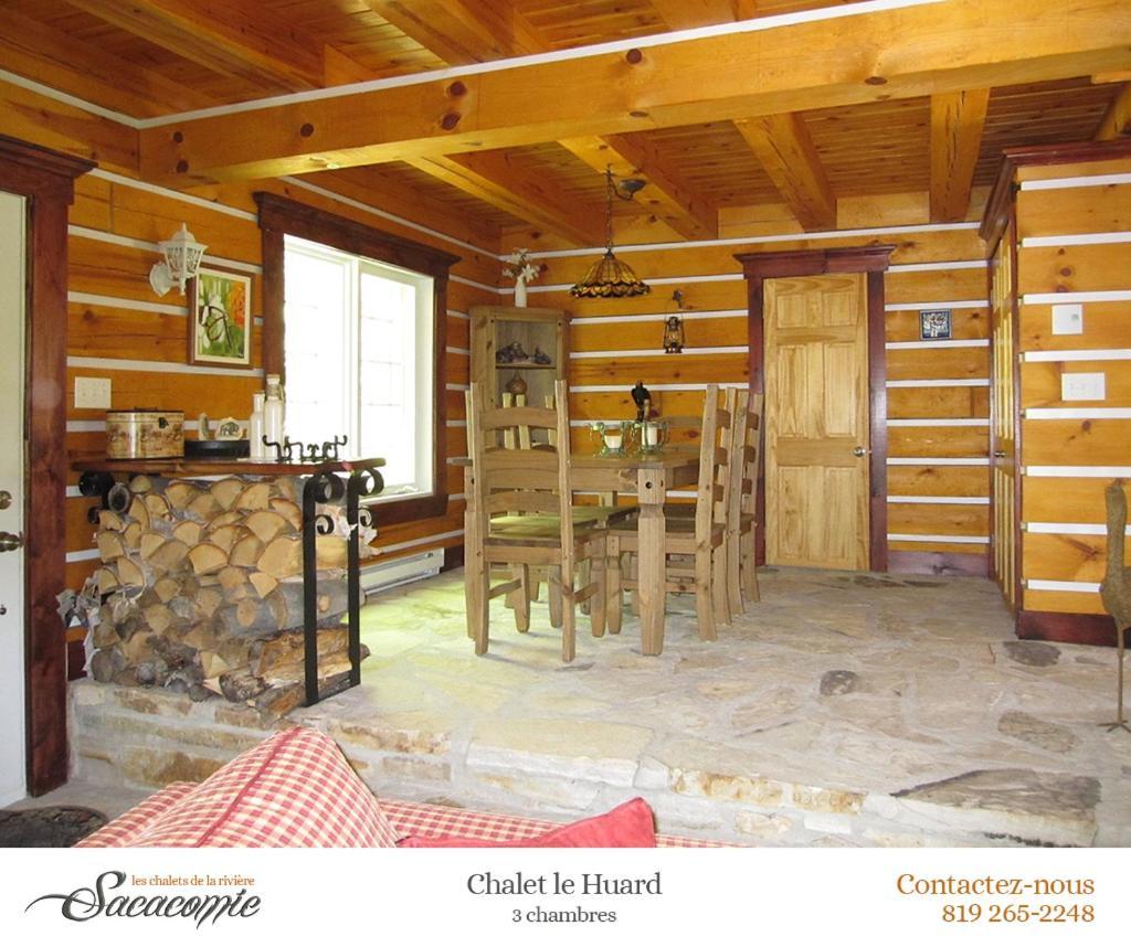 Chalets De La Riviere Sacacomie Villa Saint-Alexis-des-Monts Eksteriør billede