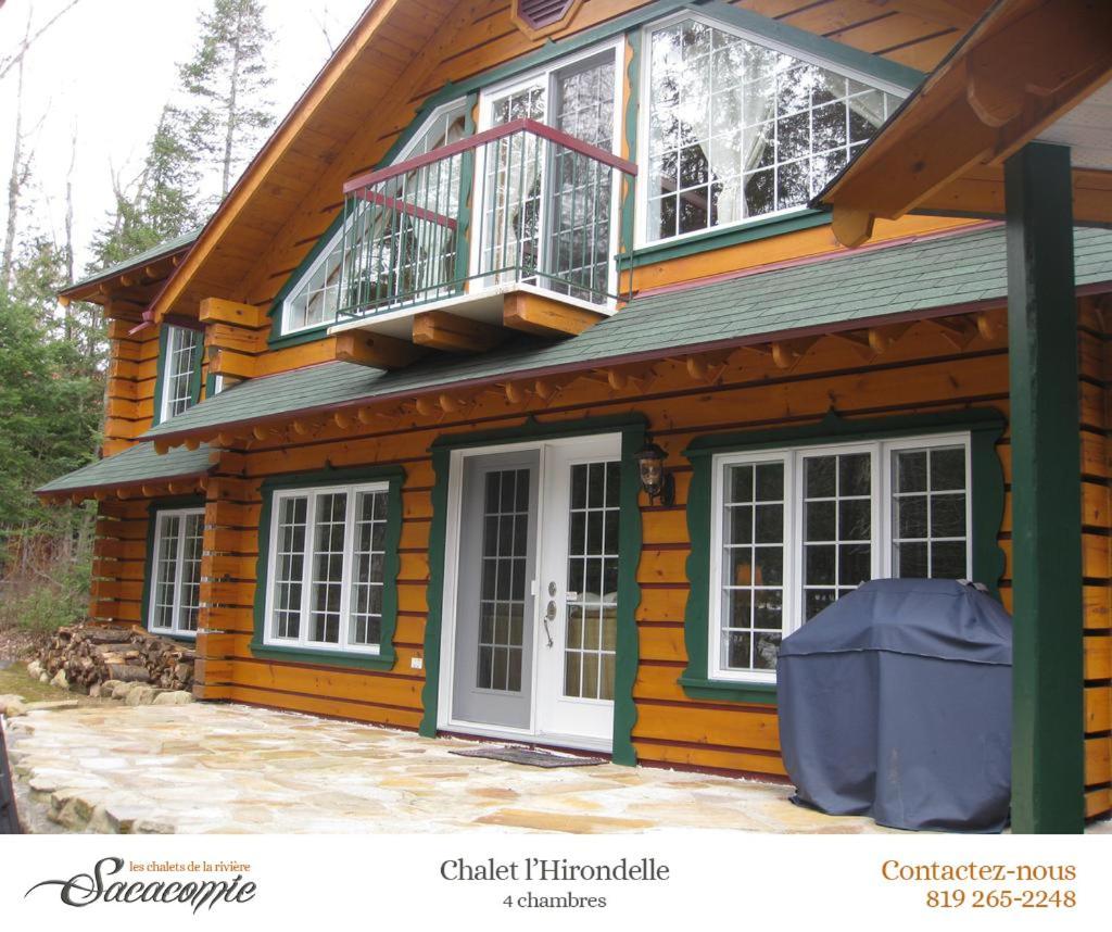 Chalets De La Riviere Sacacomie Villa Saint-Alexis-des-Monts Eksteriør billede