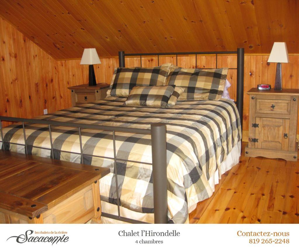Chalets De La Riviere Sacacomie Villa Saint-Alexis-des-Monts Eksteriør billede