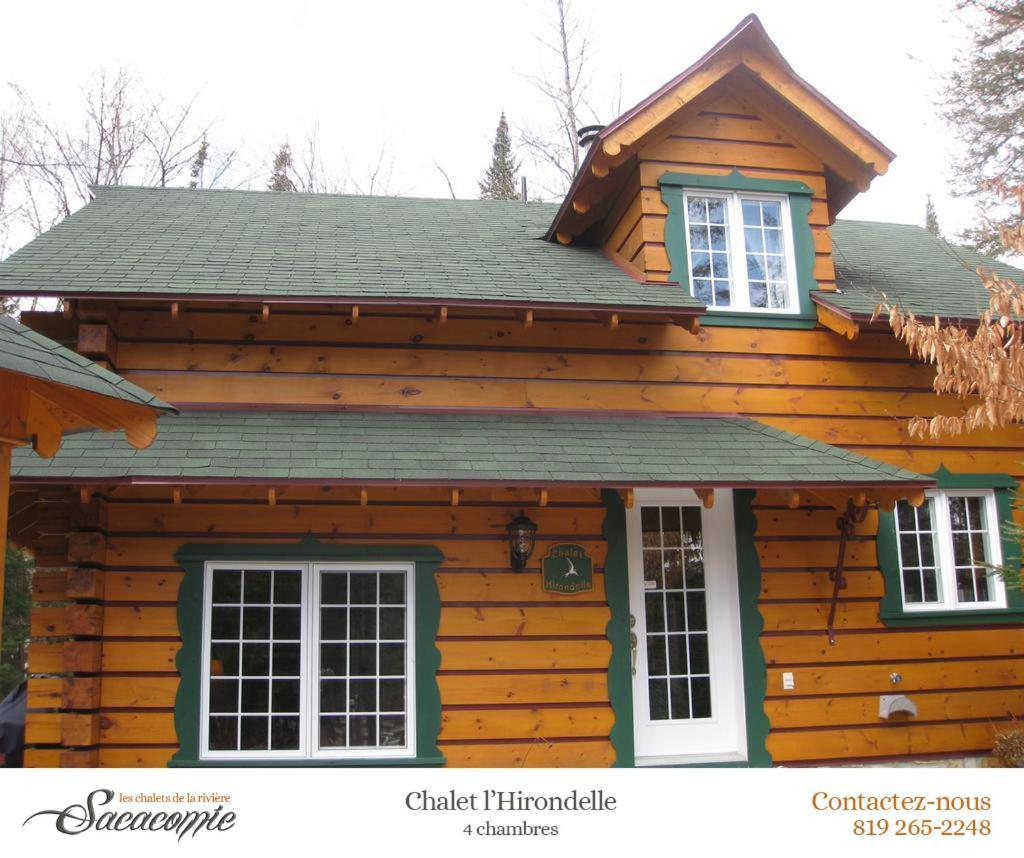 Chalets De La Riviere Sacacomie Villa Saint-Alexis-des-Monts Eksteriør billede