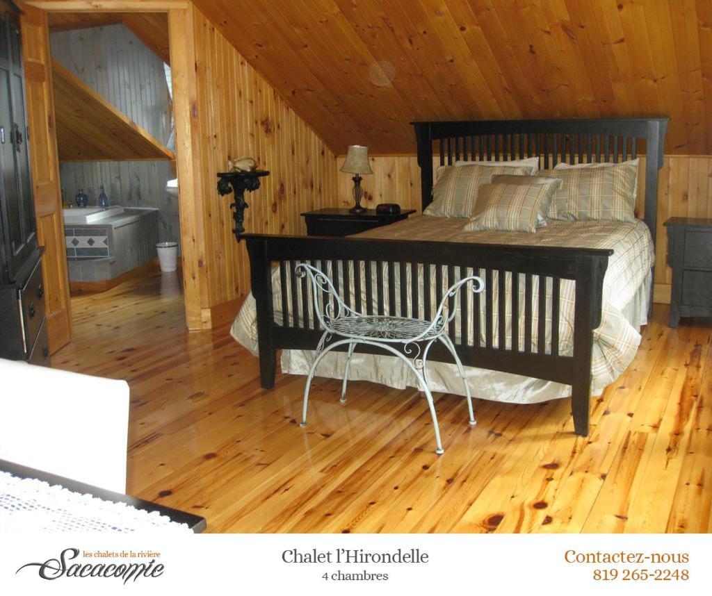 Chalets De La Riviere Sacacomie Villa Saint-Alexis-des-Monts Eksteriør billede