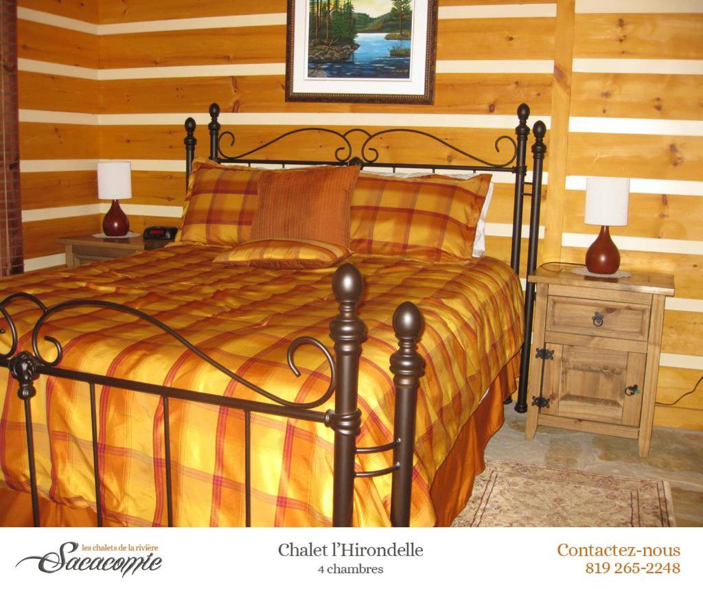 Chalets De La Riviere Sacacomie Villa Saint-Alexis-des-Monts Eksteriør billede