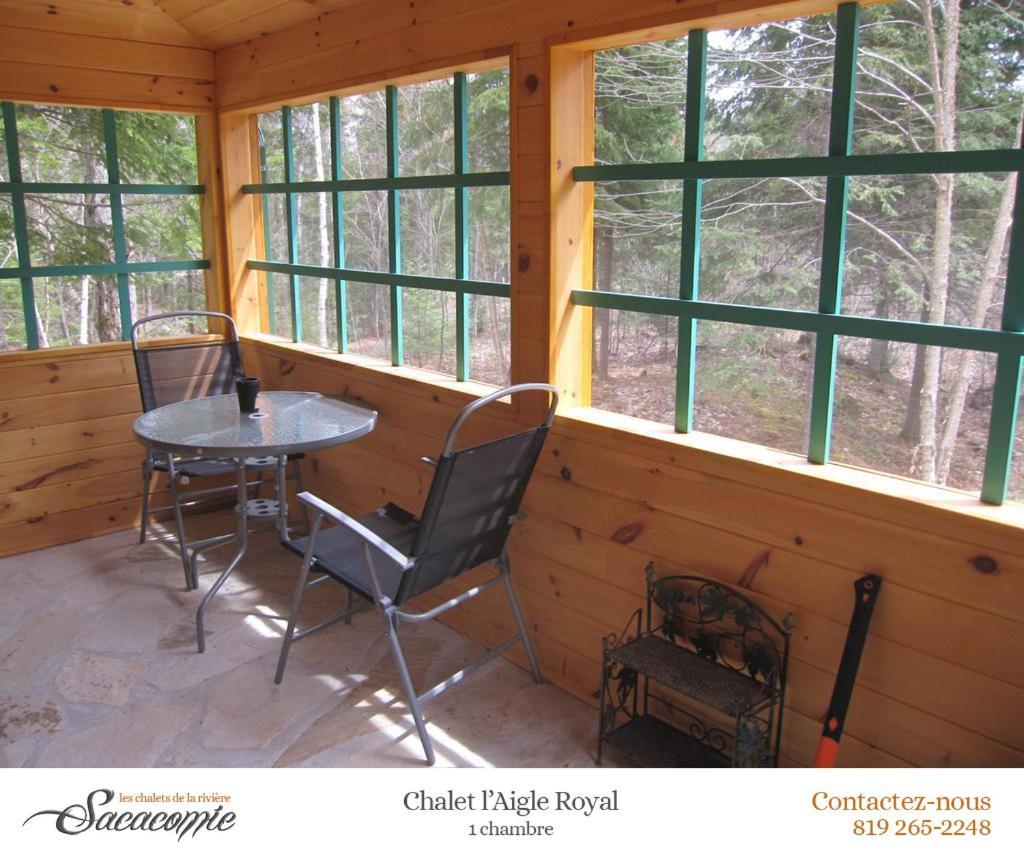 Chalets De La Riviere Sacacomie Villa Saint-Alexis-des-Monts Eksteriør billede