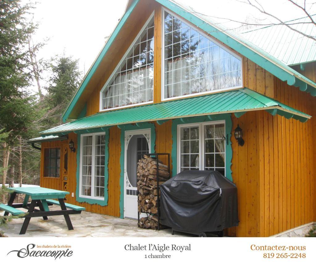 Chalets De La Riviere Sacacomie Villa Saint-Alexis-des-Monts Eksteriør billede